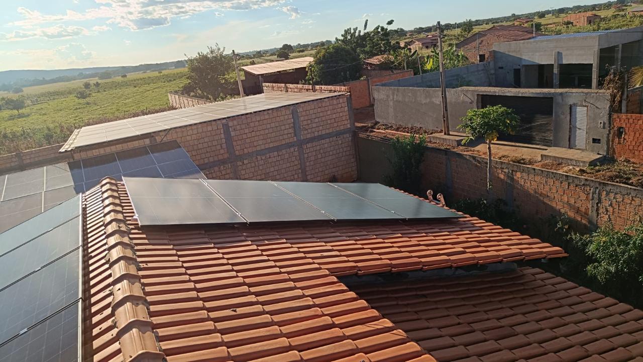 Sistema fotovoltaico rural agronegócio